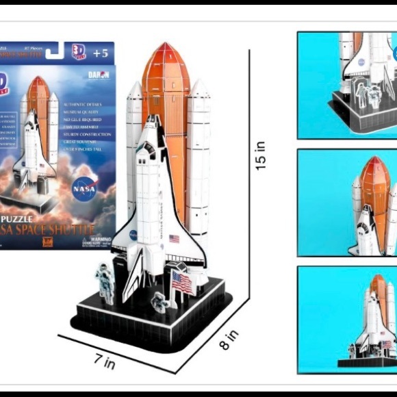 NASA space shuttle 3D puzzle NEW - Picture 3 of 3